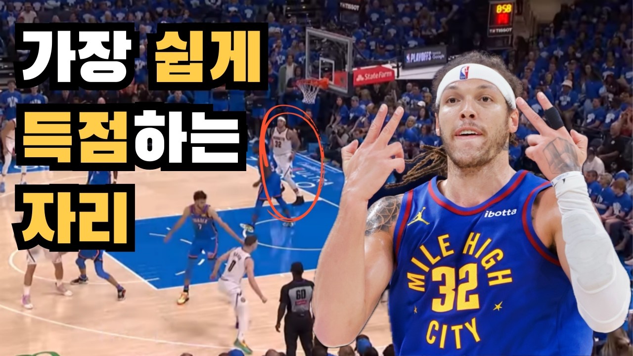 농구에서 가장 득점하기 쉬운 법 | 빅맨, 파워포워드 꿀팁 | 덩커스팟