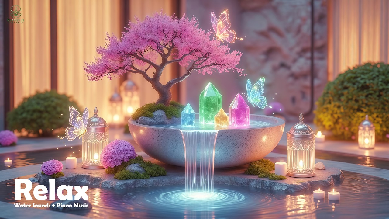 Beautiful Relaxing Music + Soothing Water Sounds 🌿 Eliminate Stress, Sleeping Music for Deep Sleep