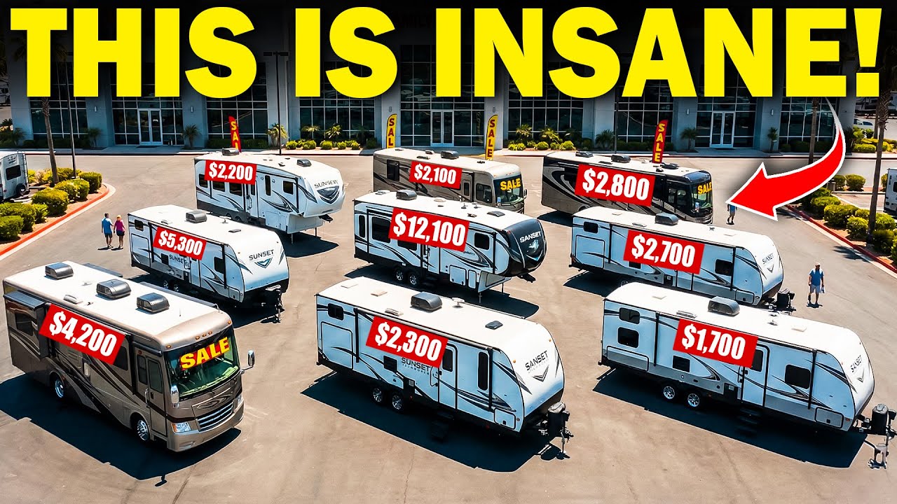 RV Prices JUST PLUMMETED &mdash; 9 Like-New Models Now Selling for Pennies (December Update)