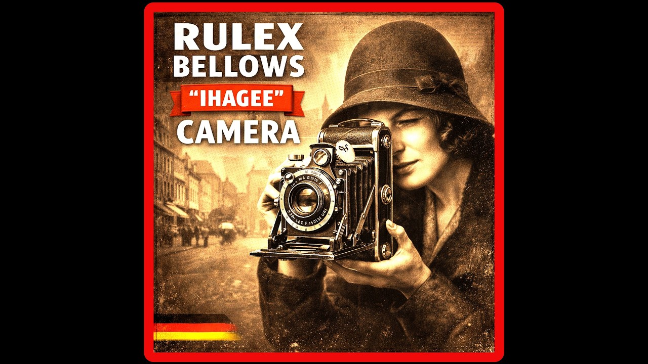Vintage Rulex Camera 1930 Germany Ihagee Bellows medium format FILM CAMERA