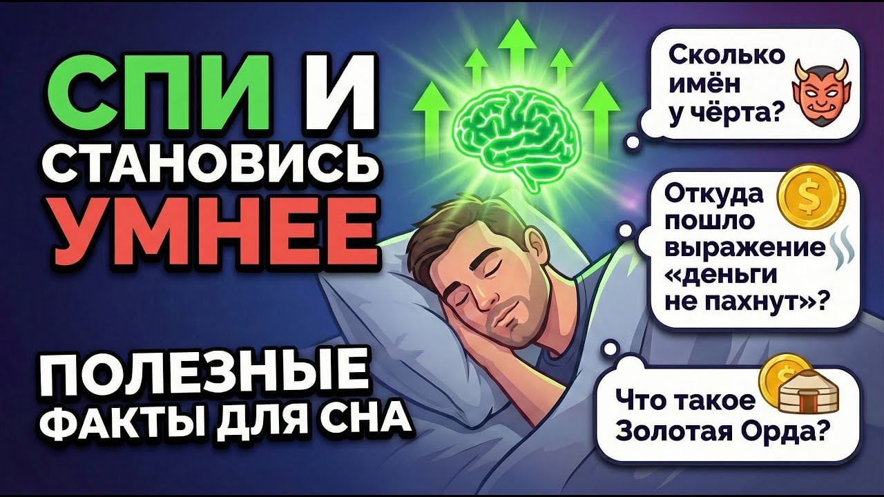 ФАКТЫ ДЛЯ СНА — Сколько имён у чёрта? Деньги не пахнут? Что такое Золотая Орда?