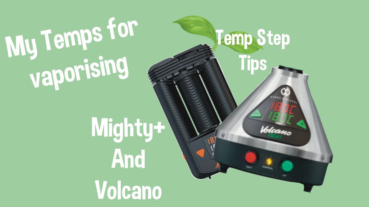 Temperature step settings Dry Herb Vaporiser (My method)