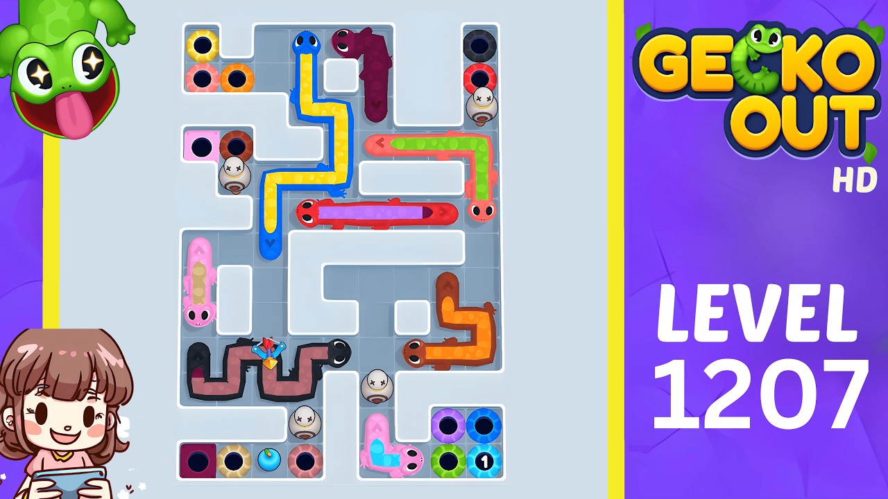 Gecko Out Level 1207 Solution Walkthrough