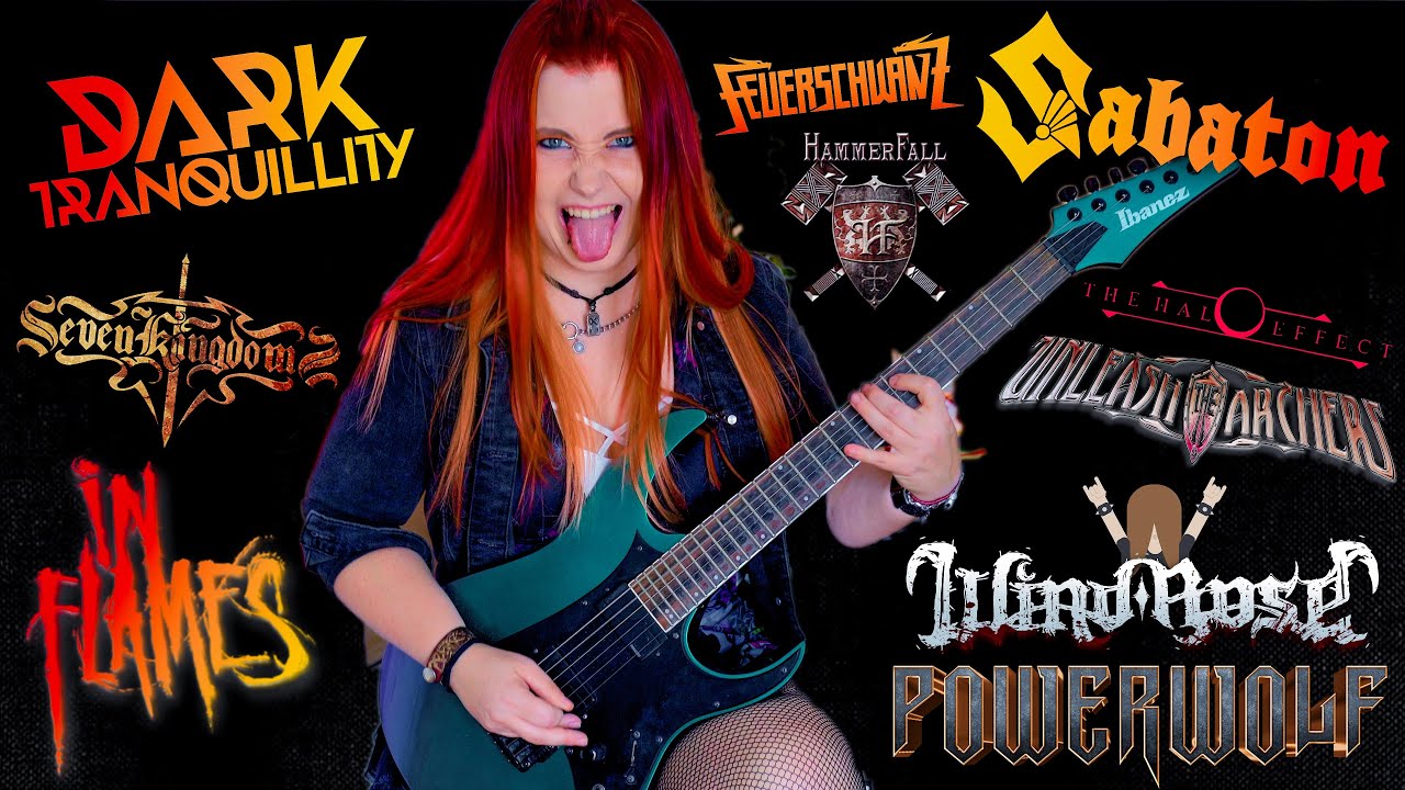 🔥 10 Metal Guitar Riffs for Intermediate Players - Epic & Tasty 😈🔥