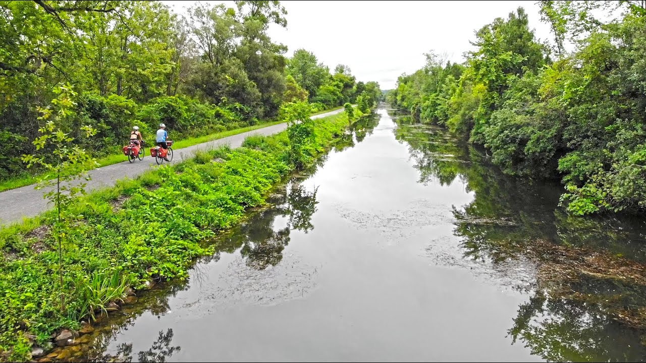 Cycling the Beautiful Erie Canal Trail-Ryan and Ali Bike Across America-Ep 32