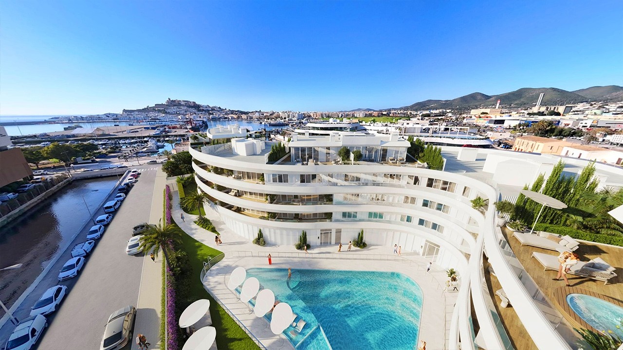 Supe Super Modern Luxury Apartments with Unparalleled Panoramic Sea Views & Dalt Vila Views For Sale