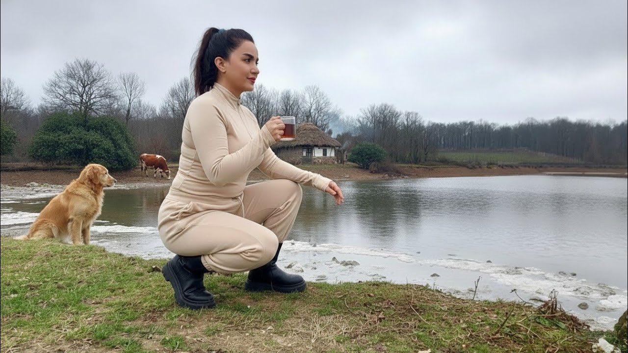 A special day in nature with hot tea and a delicious breakfast.