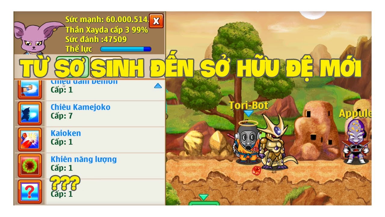 Ngọc Rồng Online - Từ Mới Lập Tới Lúc Sở Hữu Đệ Tử Mới