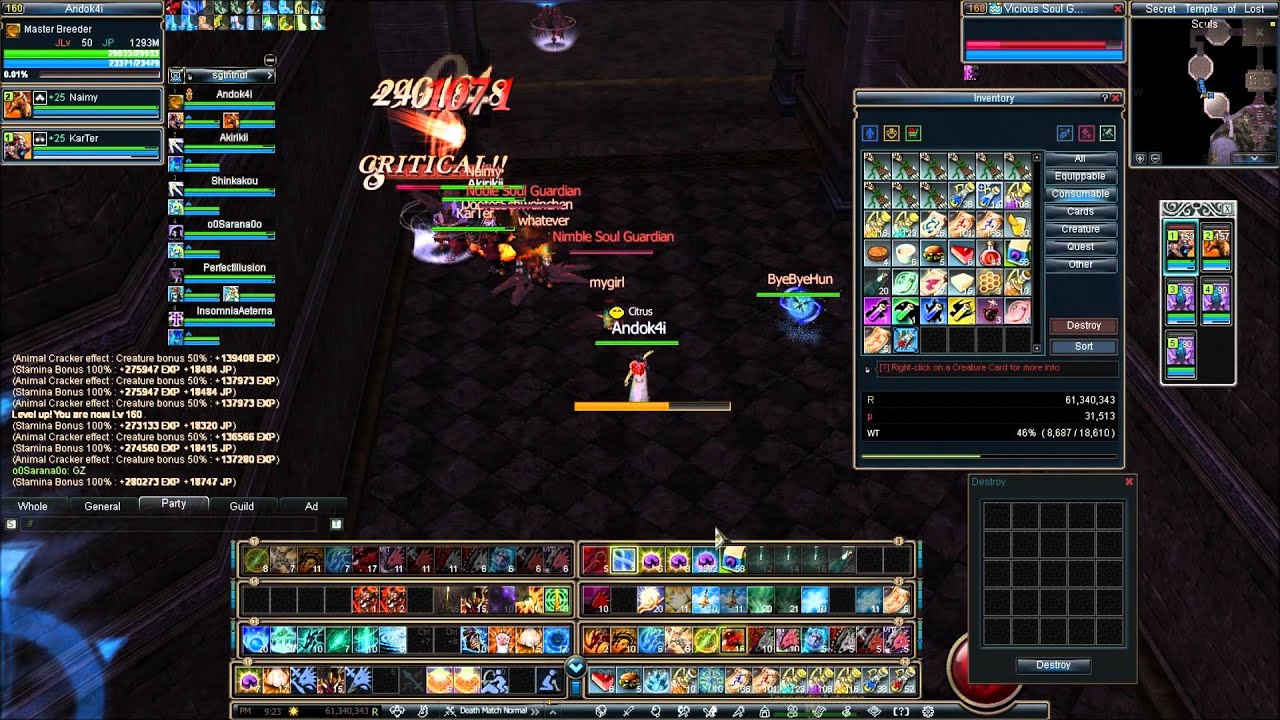 Let's Show Rappelz 7.4 HC Duo - MasterBreeder - YAAY! T3!! .wmv