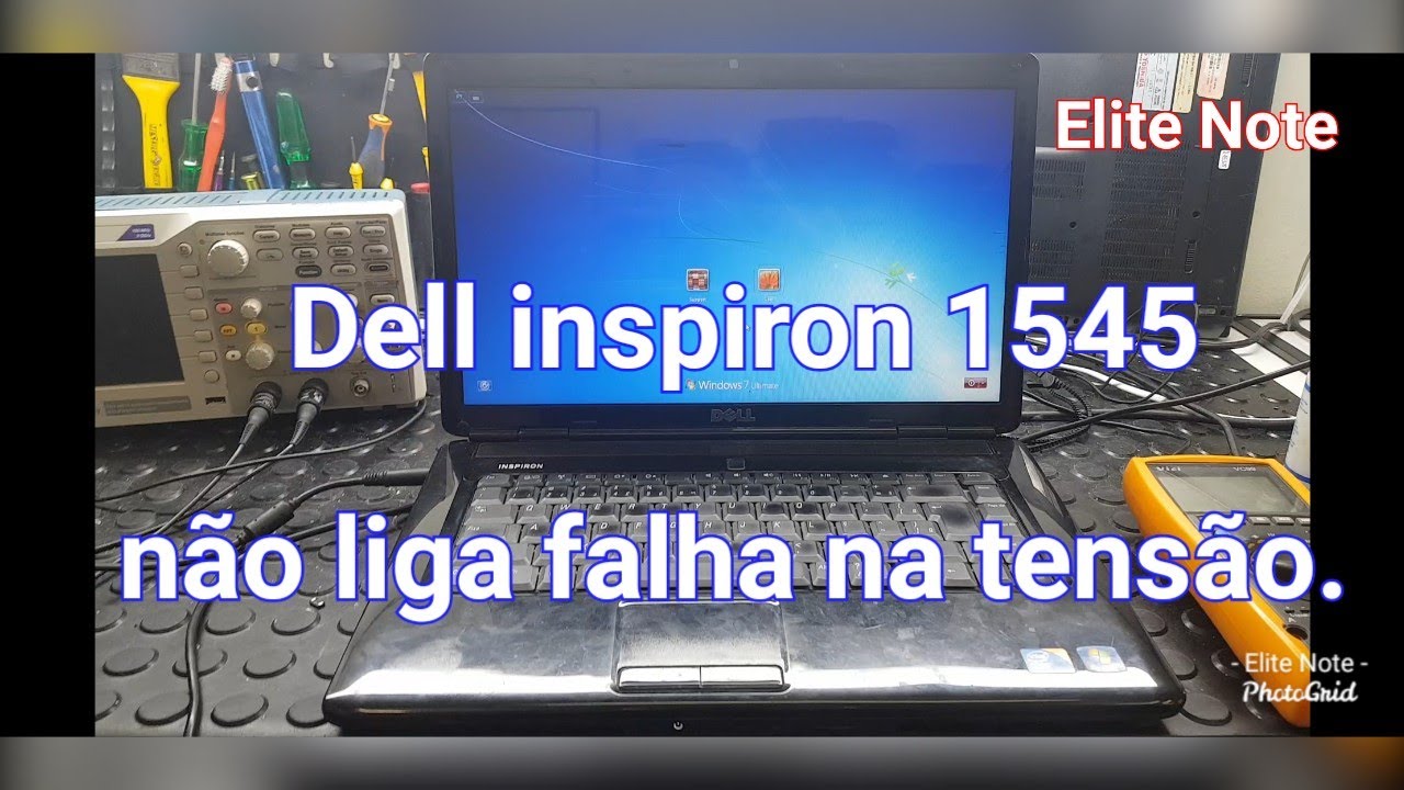 Dell inspiron 1545 não liga, consumo em stand by alterado, maquina antiga porem robusta.