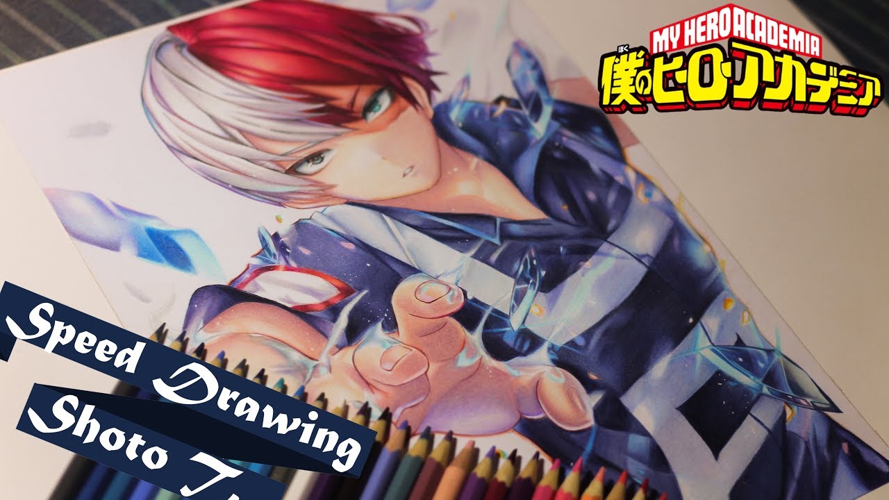 Speed Drawing - Todoroki | Boku No Hero Academia (Collab)