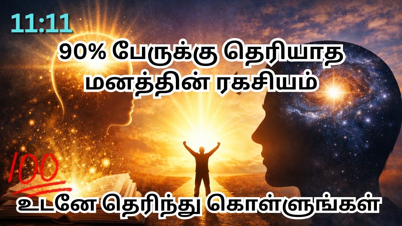90% பேருக்கு தெரியாத மனத்தின் ரகசியம் @OnebyZeroSoul 