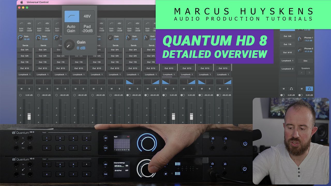 PreSonus Quantum HD 8 — ПОЛНЫЙ ОБЗОР | Аудиоинтерфейс USB-C