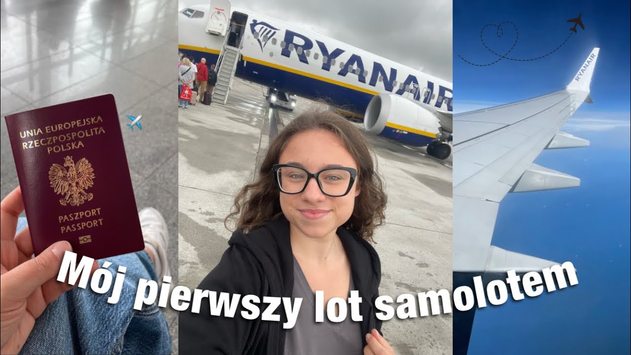 Mój pierwszy lot samolotem ✈️ | pierwsze wrażenia