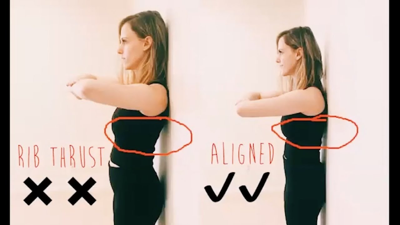 Rib Alignment: Easy Wall Test for Rib Thrusting vs. Ribs Down With Nicole Atwood