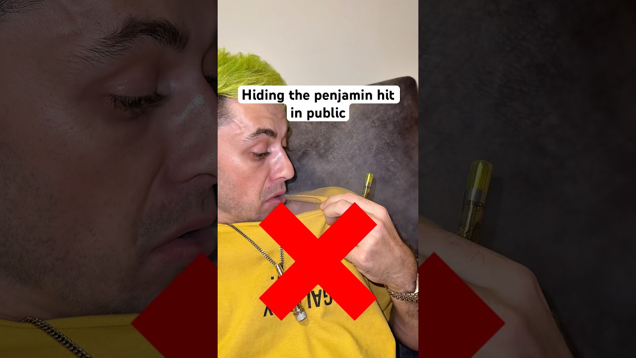Hiding the penjamin hit in public