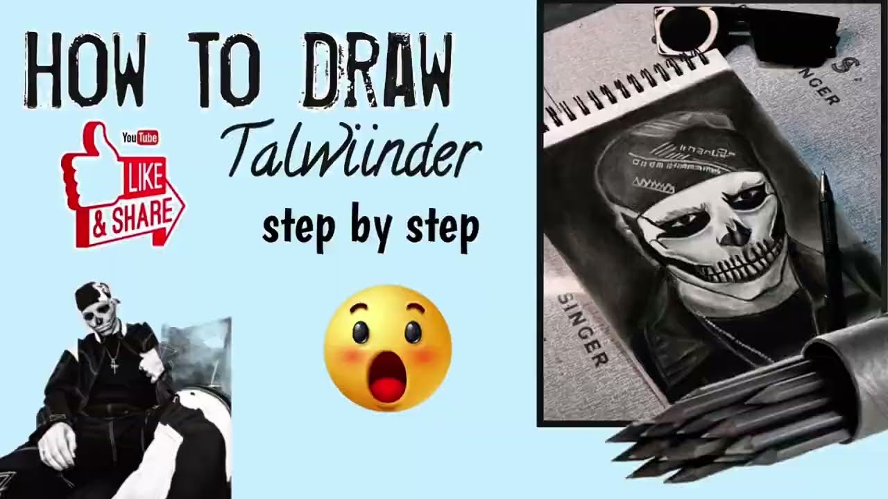 How to Draw Talwiinder — Charcoal Portrait | Step-by-Step Tutorial for Beginners