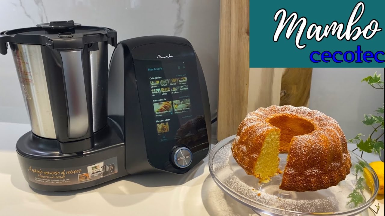 La meilleure recette 💪Cake au citron 🍋 { mambo 12090 cecotec} #cecotec#