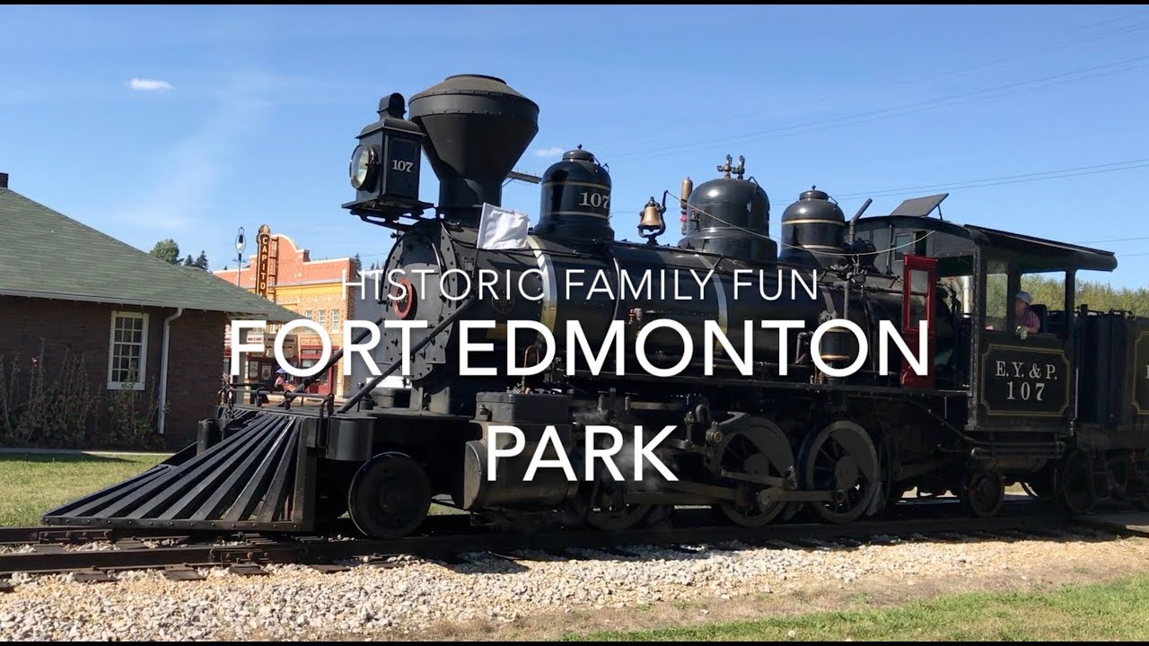 Exploring historic Fort Edmonton Park in Edmonton AB, family fun!