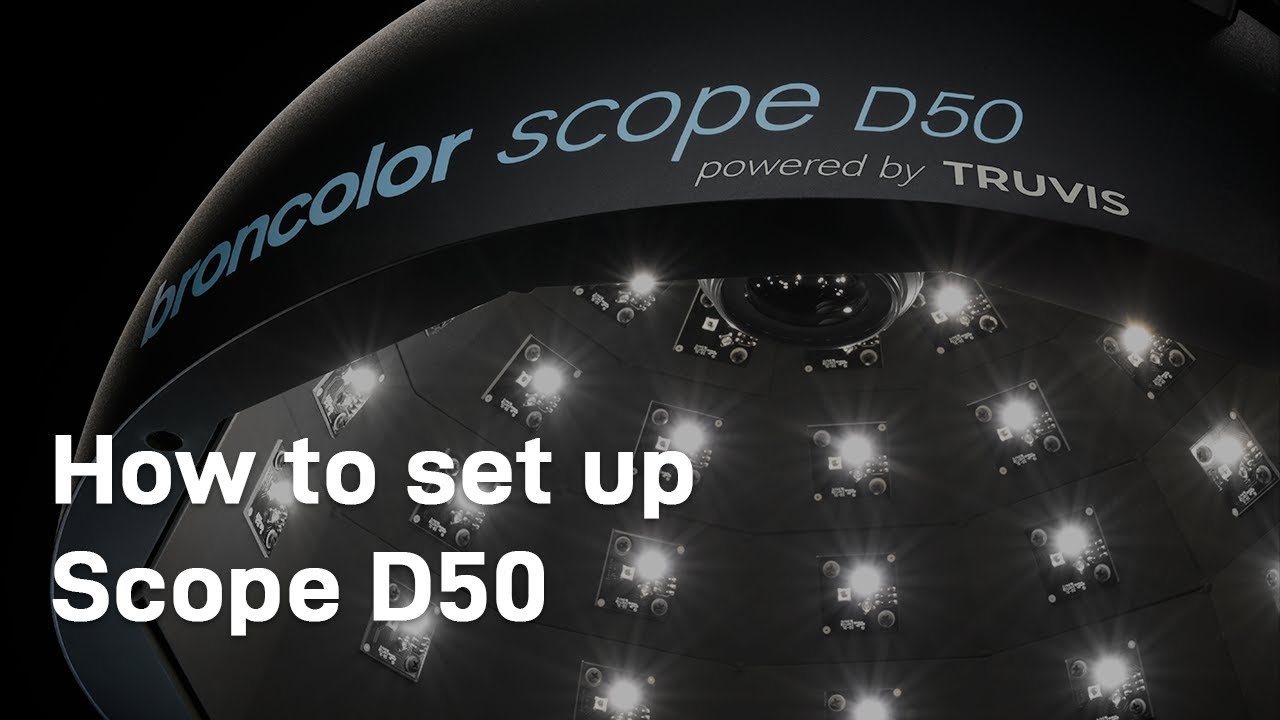 How to set up Scope D50 - RTI dome for Reflectance Transformation Imaging