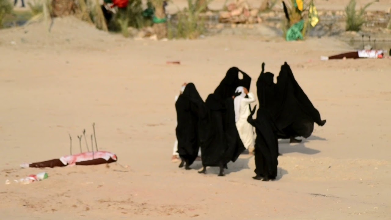 تمثيل دفن الاجساد الطاهر ع  هيئة انصار الحجة (عج) 1440ه‍
