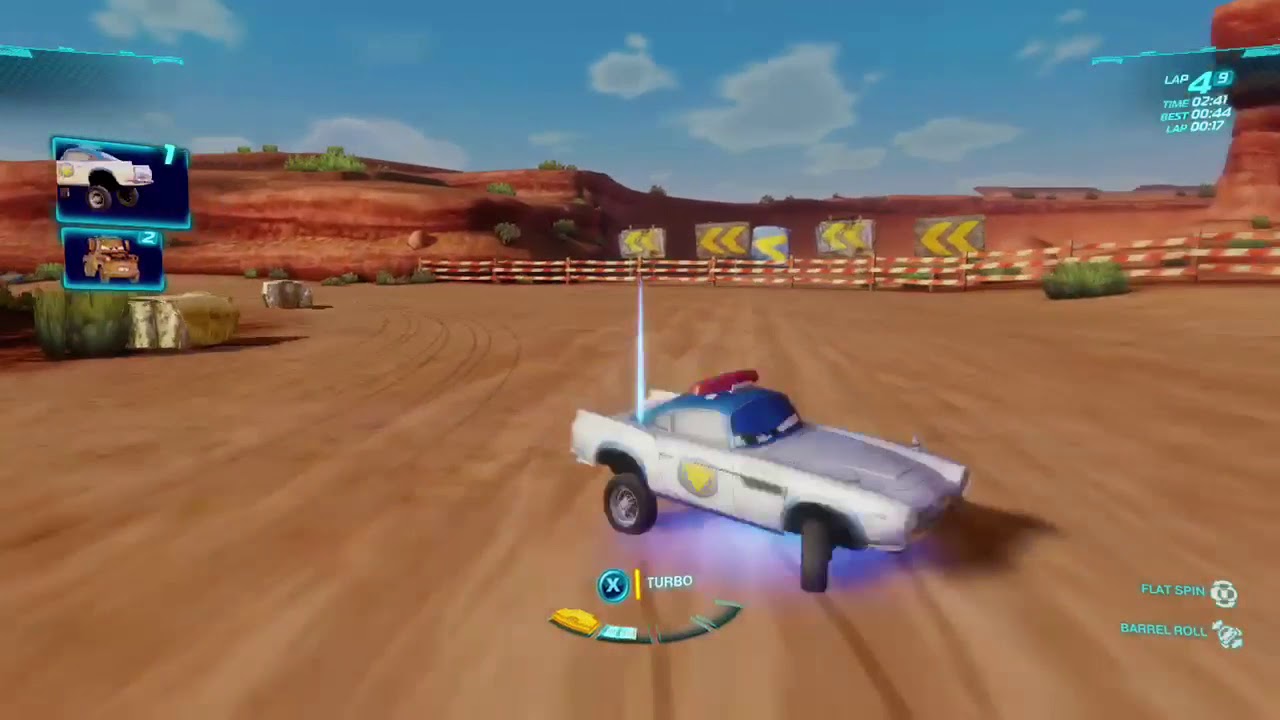 Cars 2 The Video Game | Finn Airport Security - Timberline Sprint | 9 laps