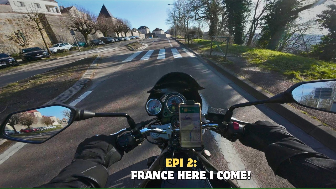 Motorcyle Road Trip to Barcelona (EP2): A Chill Ride Toward Dijon, France! #motovlog