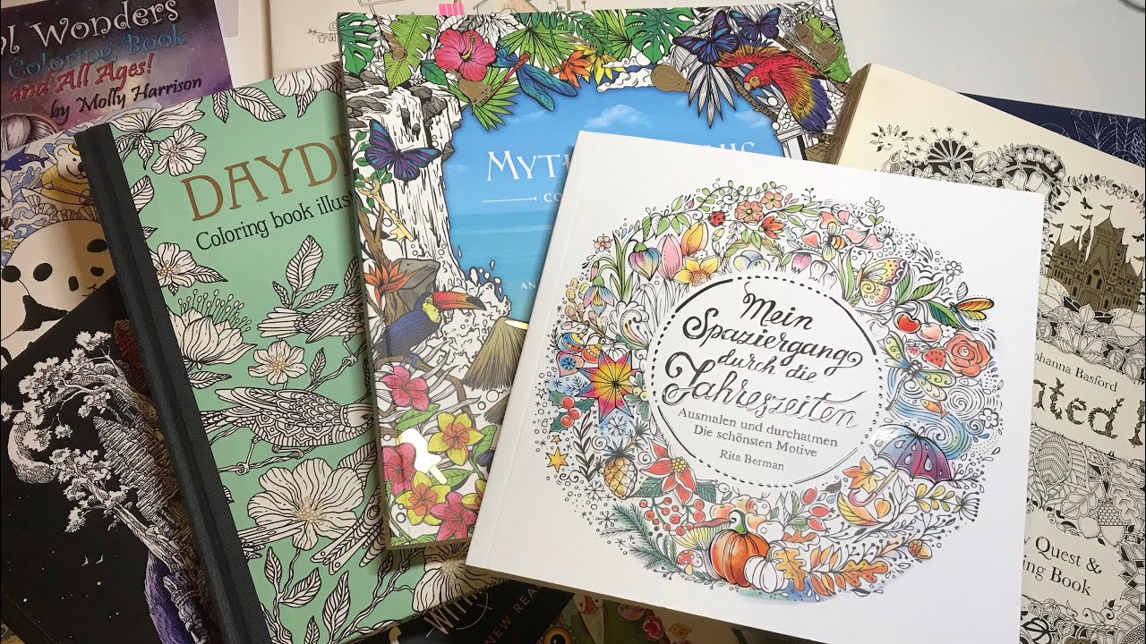 10 books I would like to complete in 2021 (if possible!) | Adult Colouring