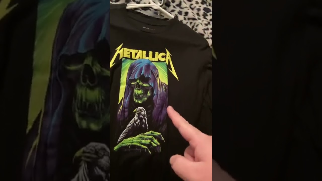 My Metallica Merchandise collection part 1 of 3 Metallica Shirts Collection