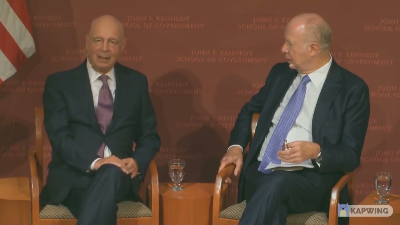 Klaus Schwab bragging about how he has penetrated the cabinets of the world.