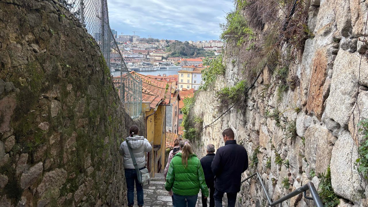 Portugal 101 Porto - City centre walking｜Av. Dom Afonso Henriques｜Calçada de  Vandoma｜Cç de Dom Ped…