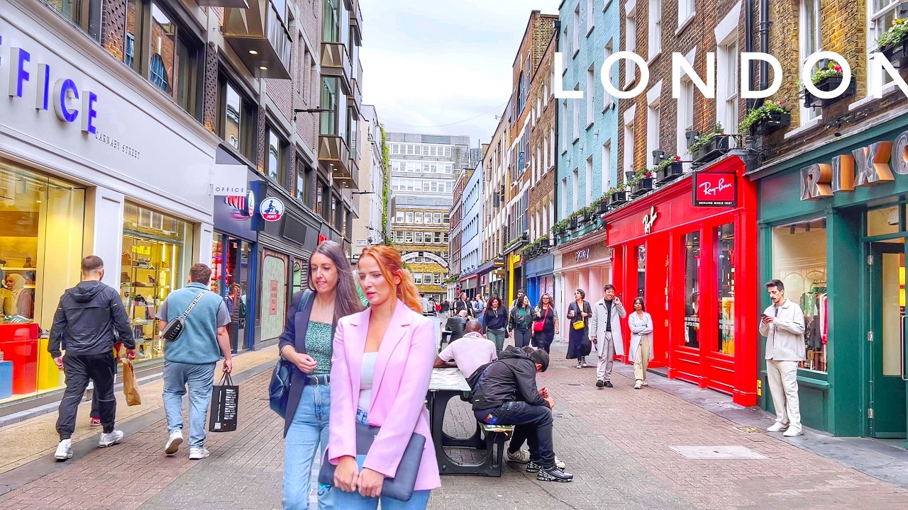 London City Walk | 4K HDR Virtual Walking Tour around the City | London Mayfair & London Soho