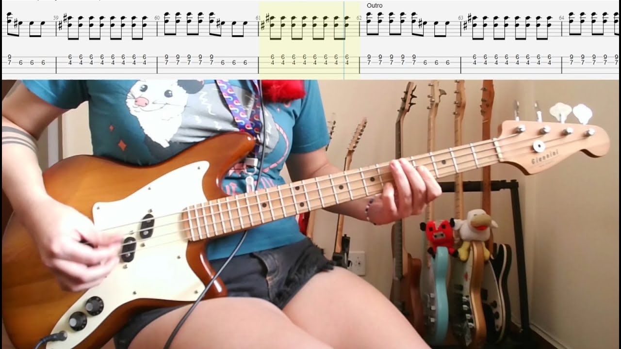 Slowdive - Celia's Dream (Bass Cover With Tabs)