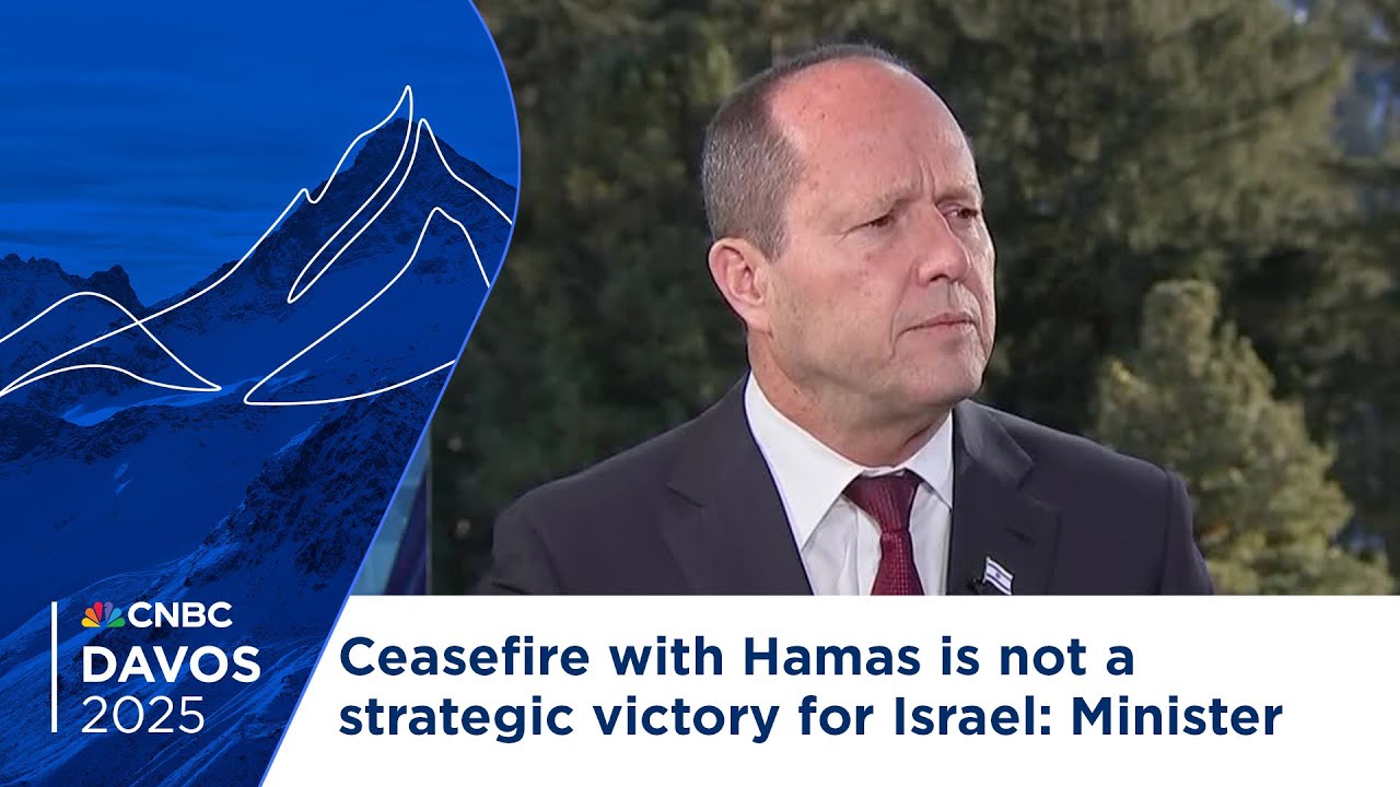 Ceasefire with Hamas is not a strategic victory for Israel: Minister