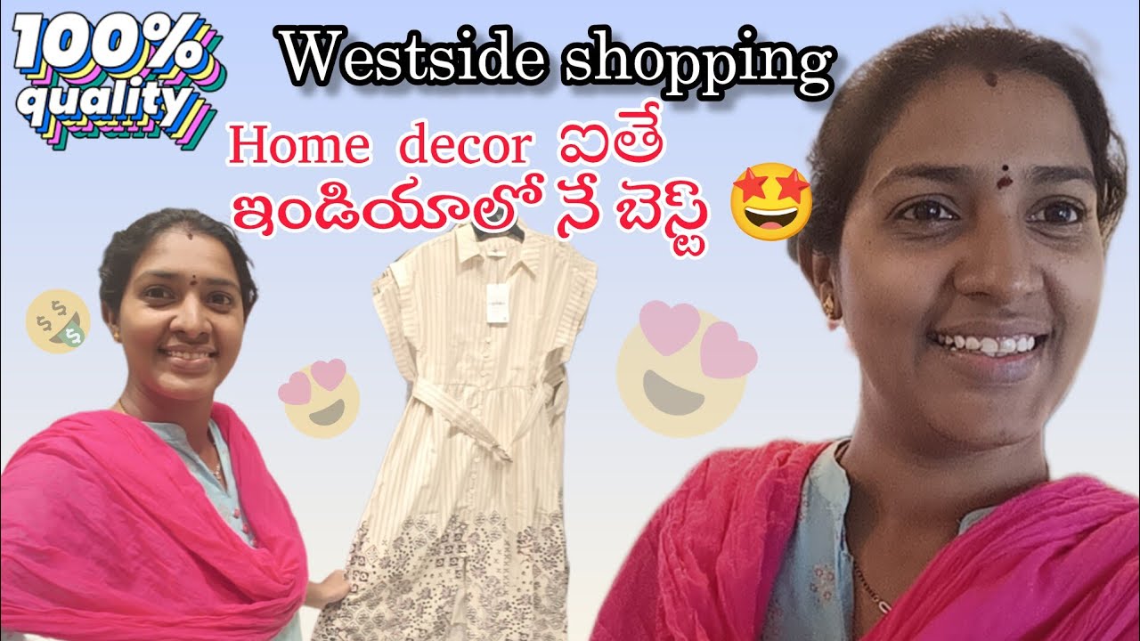 #shopping #westside పెద్ద పెద్ద వాళ్ళు వాడేవి ఇవే🧐ఇక్కడ అన్ని ఎంత బాగున్నాయో చూడండి🥰