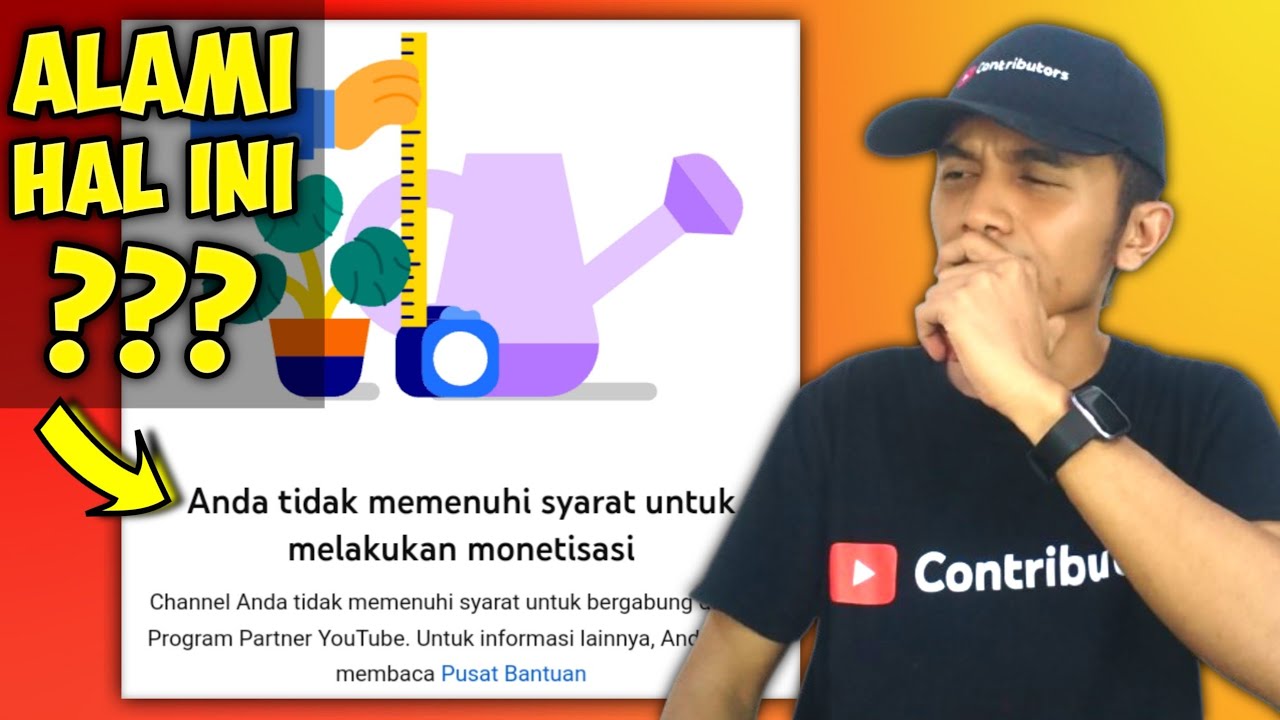 Cara Mengatasi Channel Youtube Tertulis Anda Tidak Memenuhi Syarat Untuk Melakukan Monetisasi❓