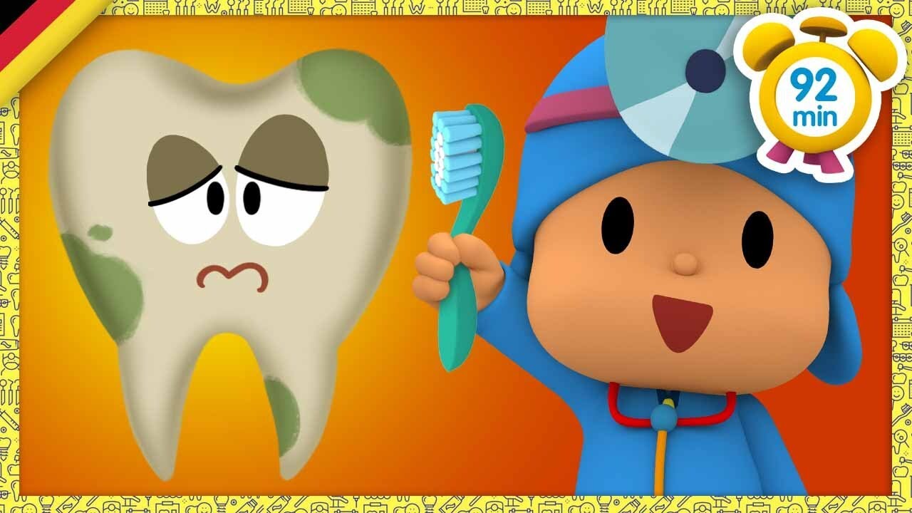 🦷 POCOYO DEUTSCH - Beim Zahnarzt [ 92 minuten ] | CARTOONS und SERIEN für KINDER