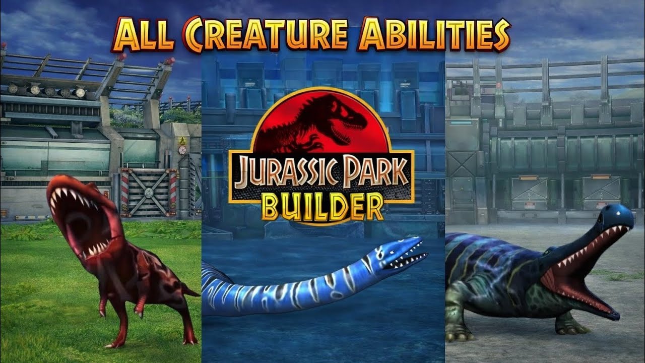 All Dinosaur/Creature Abilities in Jurassic Park Builder