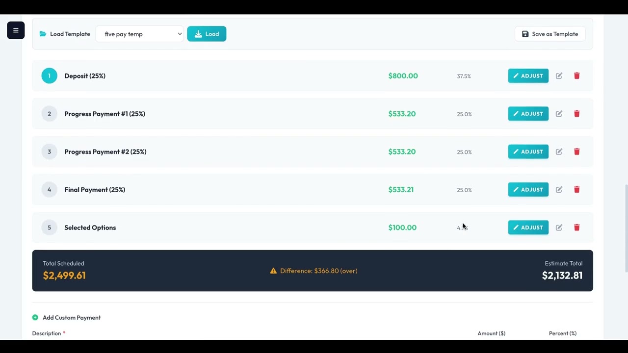 Payment Terms: Setup, Templates & Usage (EZcontractPRO 2026)