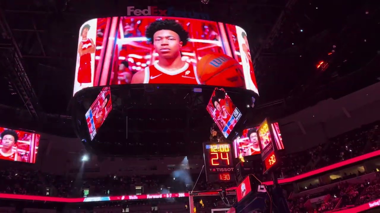 04-01-25 Memphis Grizzlies Starting Lineup Introductions