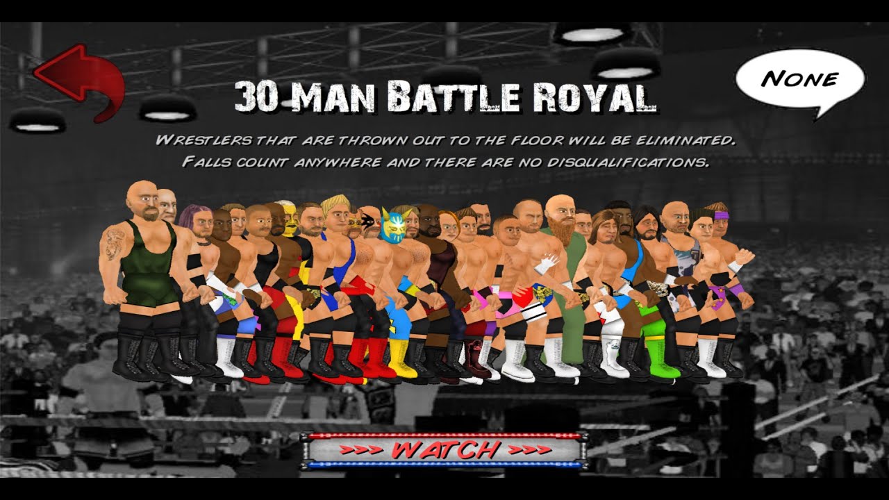 MDickie's Wrestling Revolution - 30-Man Battle Royal
