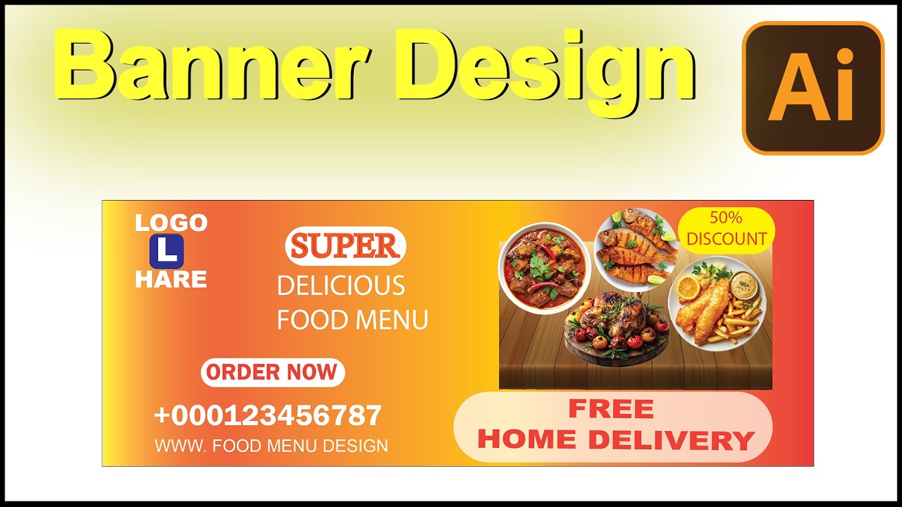 Banner Design  In Adobe Illustrator  Banner Design  In Adobe Illustrator 2026