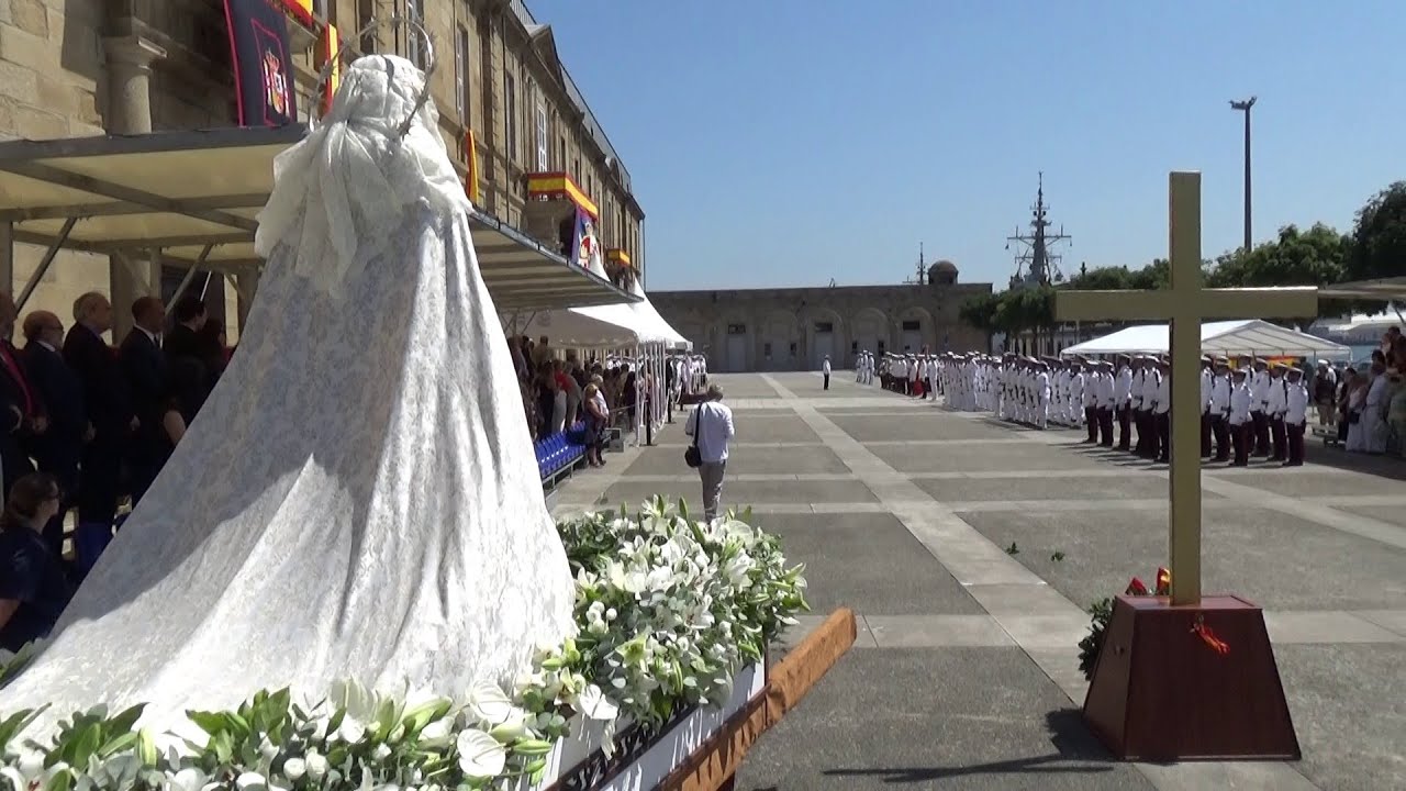 Acto Militar Festividad Patrona V.  del Carmen, Ferrol julio 2025
