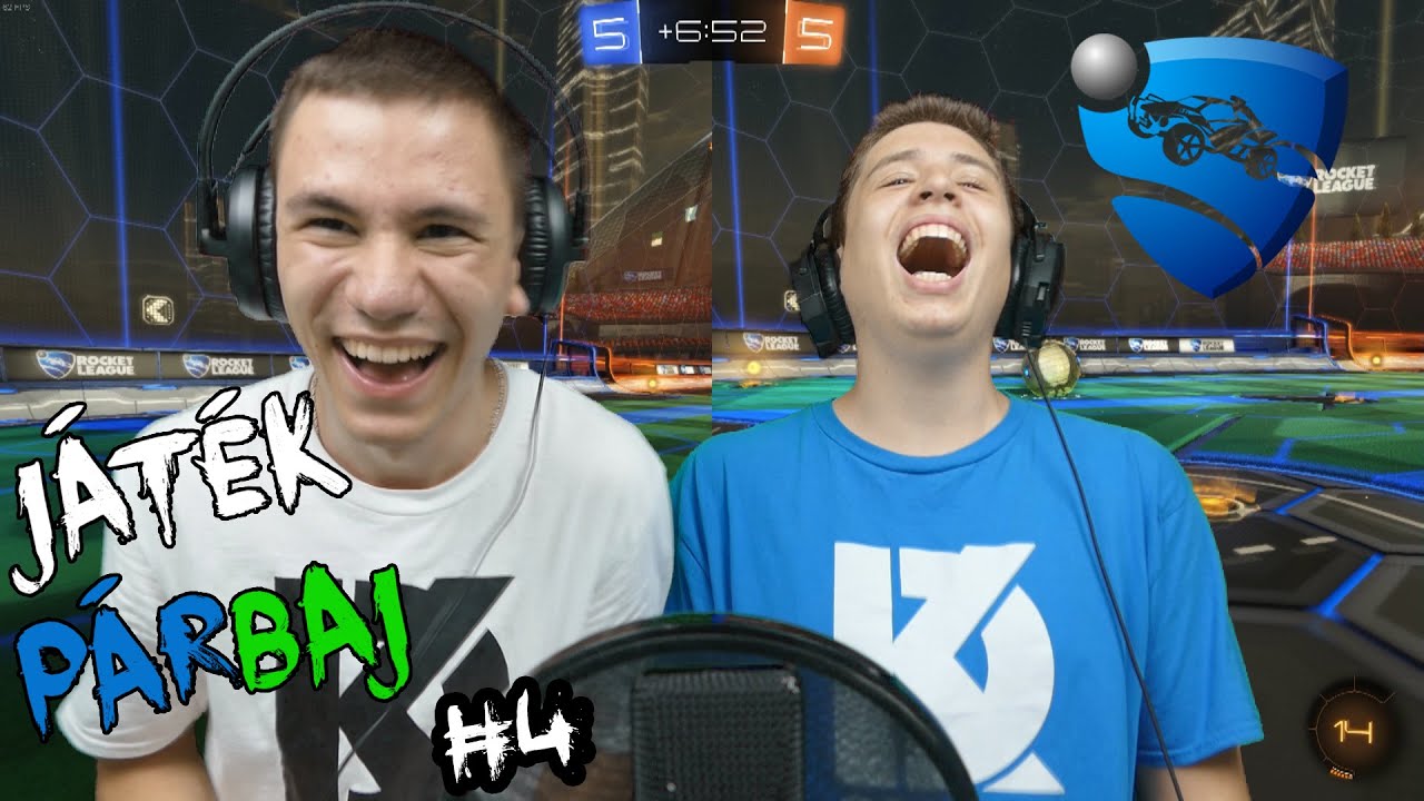 HÁT EZT NEM HISZEM EEEEL!!! | Rocket League | JátékPÁRBAJ #4