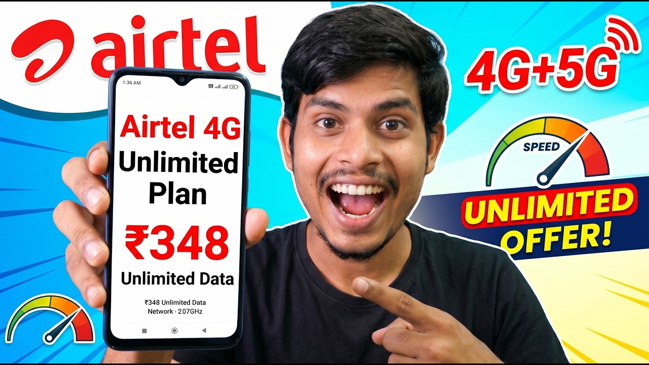 Airtel 4G Unlimited Data | Complete Plan Breakdown 2026 #airtel #unlimited