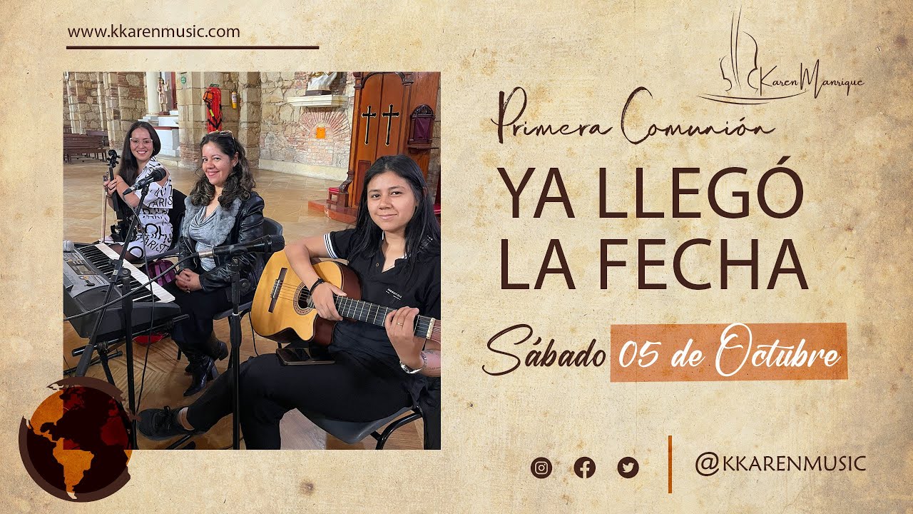 Ya llegó la Fecha | Primera Comunión 05/10/24 || Karen Manrique [Misa]