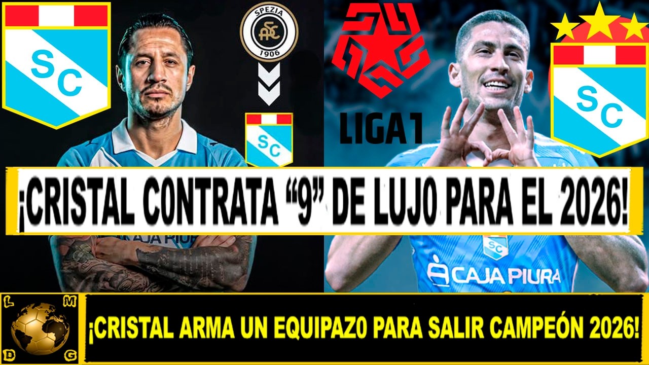 ¡FICHAJAZO 2026! SPORTING CRISTAL SORPRENDE CON NUEVO DELANTERO 2026 PARA SALIR CAMPEÓN