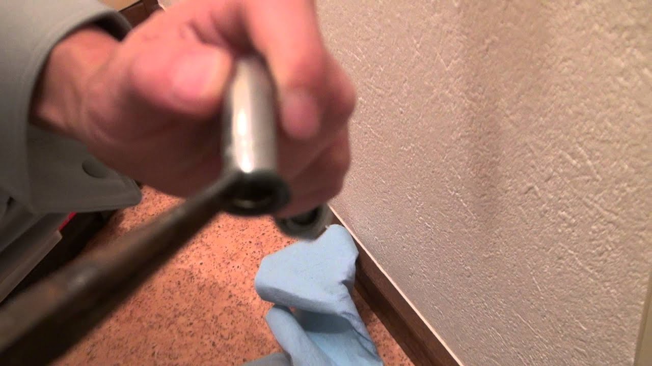 トイレ給水管ﾊﾟｯｷﾝ交換（アパート）