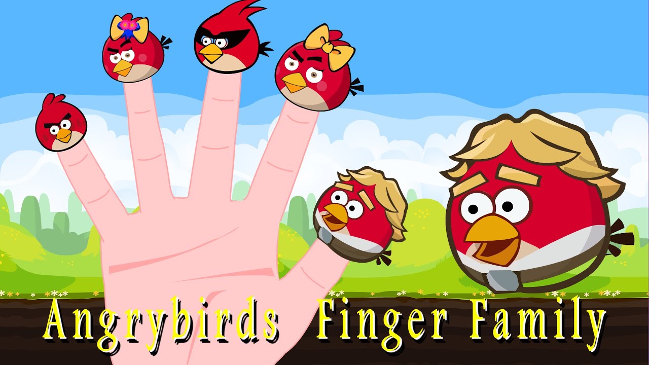 Angrybird Finger Family | English Nursery Rhymes for Kids