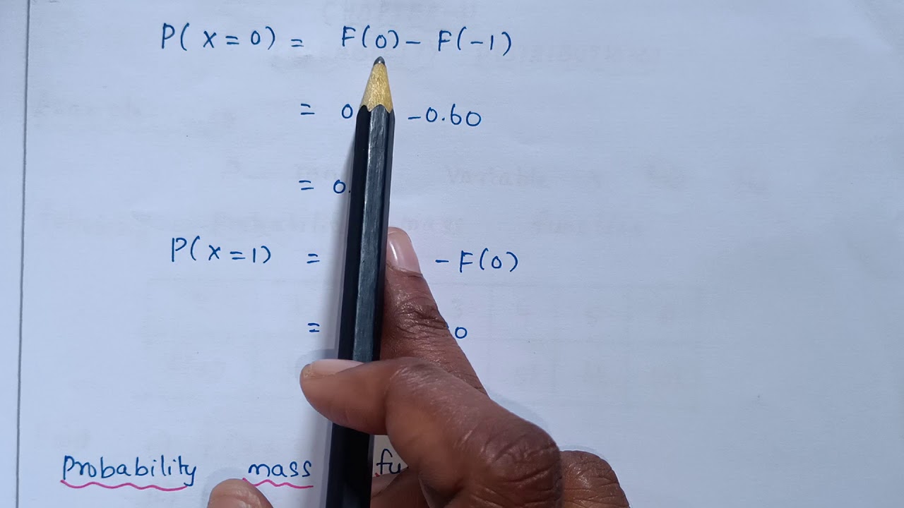 XII-MATHEMATICS, NEW-SYLLABUS,CHAPTER-11, PROBABILITY DISTRIBUTIONS, EXAMPLE:11.9